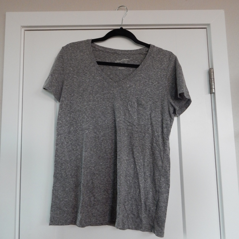 Grey Pocket Tee